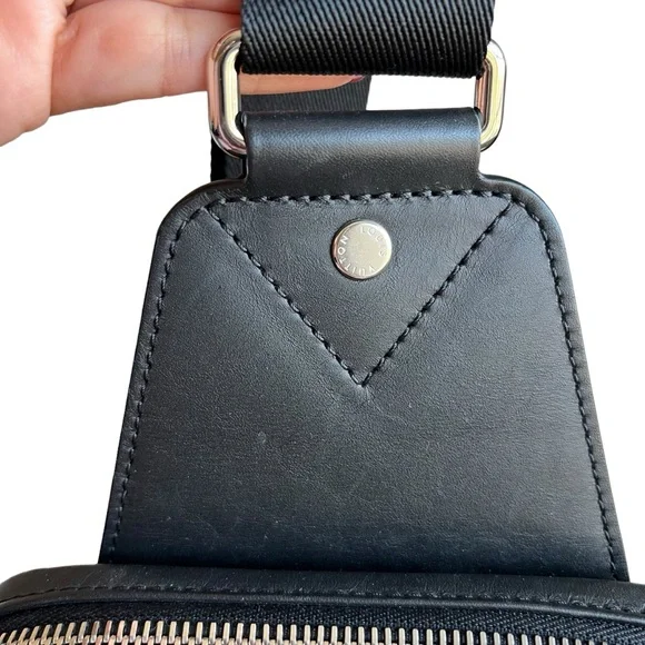 Louis Vuitton Damier Infini Avenue Sling bag Onyx Black Gray Checker Leather - Picture 4 of 11